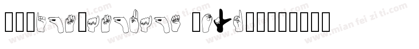 CCSignLanguage Bold下载字体转换